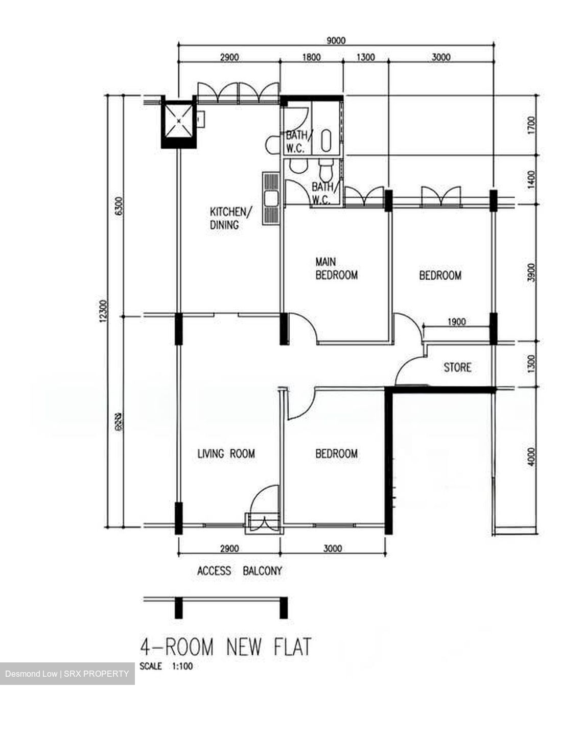Blk 129 Bedok North Street 2 (Bedok), HDB 4 Rooms #588254541